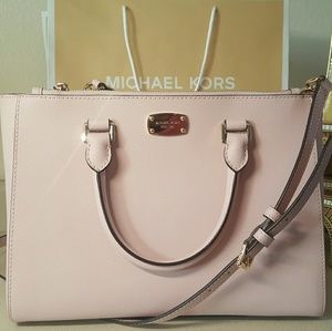 Michael Kors Light Pink Sutton Purse